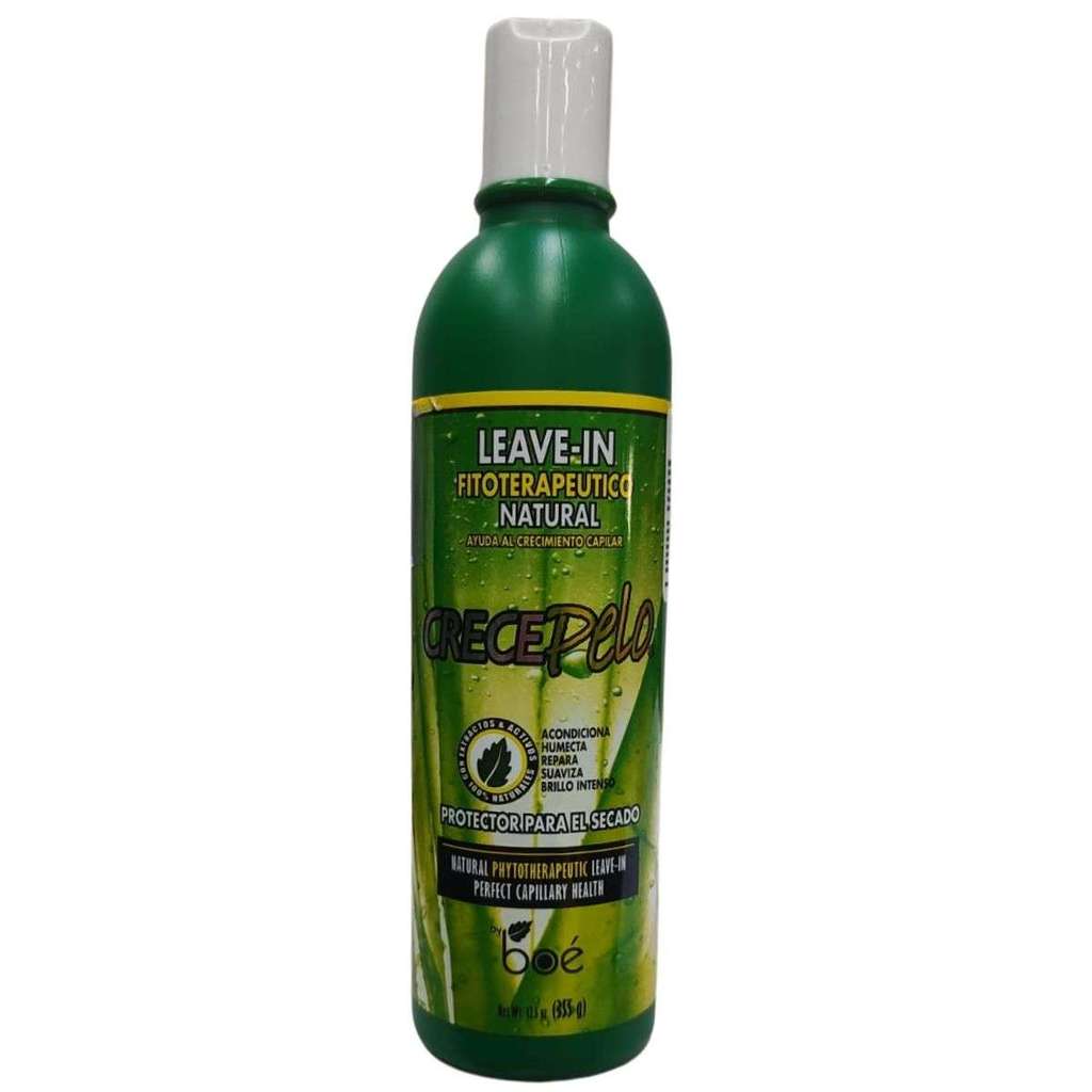 Leave in crecepelo natural boe 335ml Finalizador Para Quem Busca Crescimento E Fortalecimento Capilar