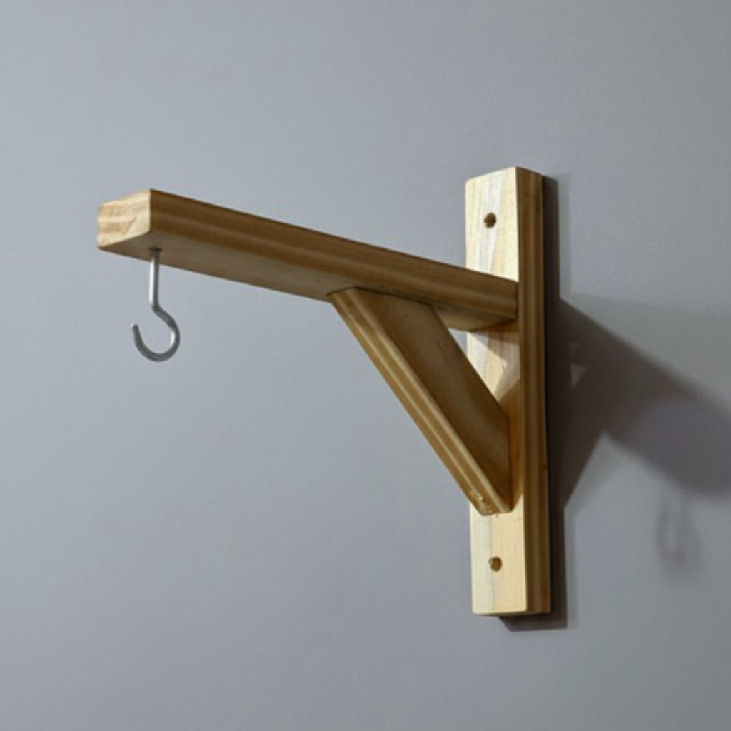 Kit Suporte para Pendurar Vaso Jardim Vertical Gancho 2 Unidades