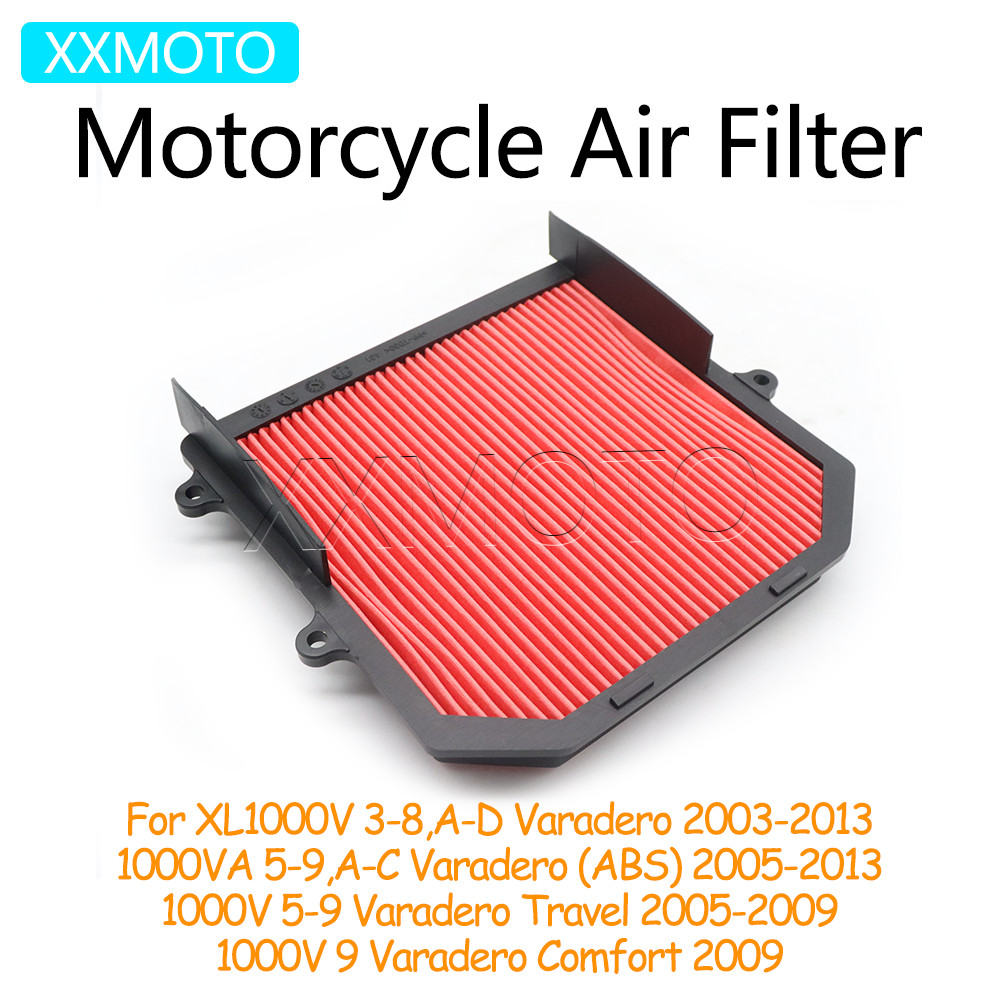 Para Honda XL1000V 3-9 Ad XL1000VA Varadero ABS Viagem Conforto XL 1000V 1000VA 2003-2013 Motocicleta Filtro De Ar Entra