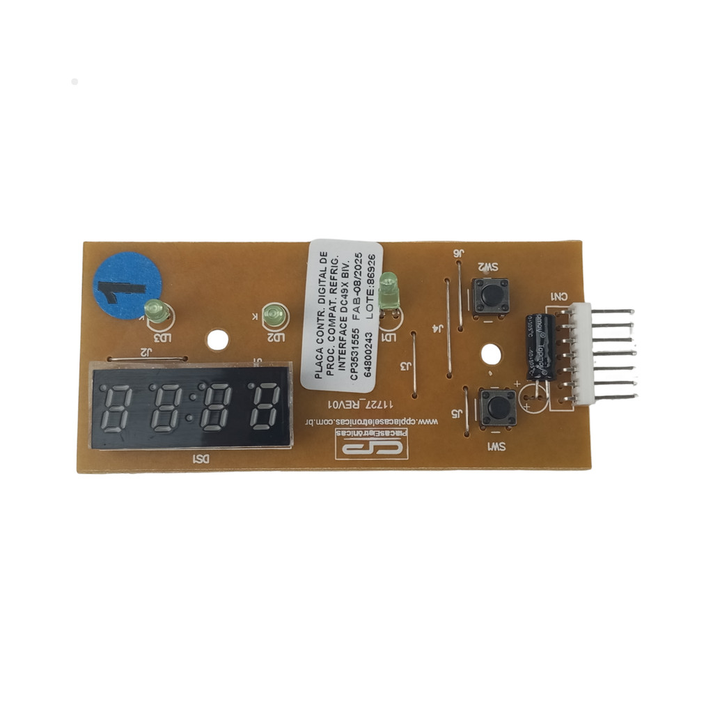 Placa Compatível Refrigerador Electrolux DC49X Bivolt