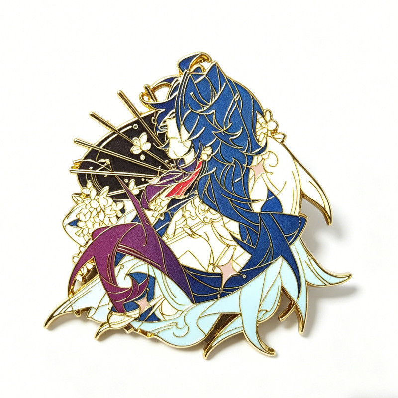 Honkai : Star Rail Blade Metal Badge Anime Cosplay Acessório Versátil Lapela Broche Jogo Merch