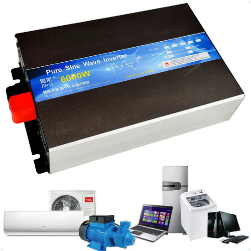 Inversor De Tensão Onda Senoidal Pura 6000w De 12v Para 220v 60hz
