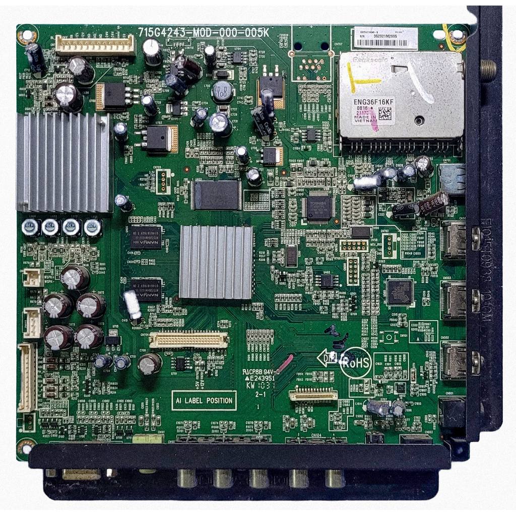 PLACA PRINCIPAL PARA TV LE32H057D MODELO 715G4243-M0D-000-005K