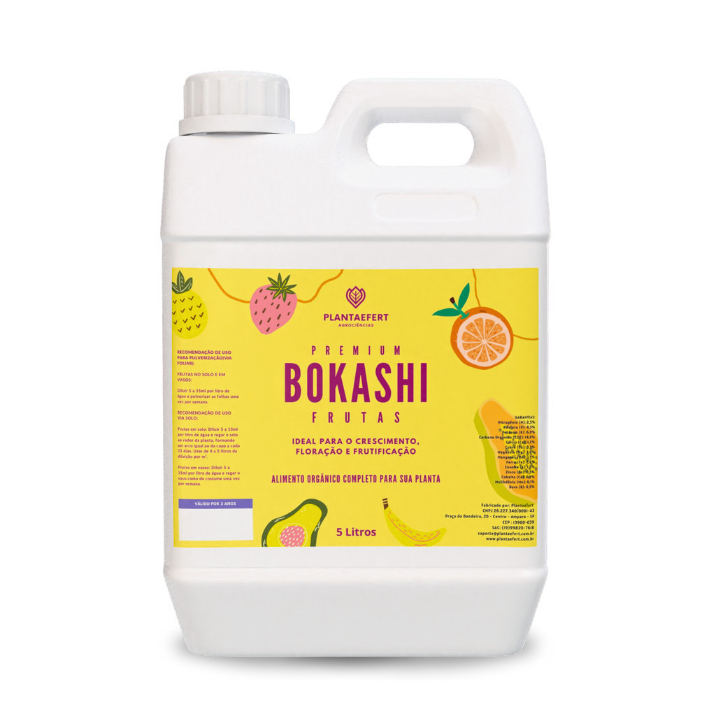 Adubação Para Melancia Adubo Líquido Orgânico Concentrado Frutíferas 5L Revitaliza plantas fracas + mais vigor