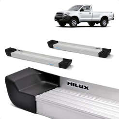 Estribo Prime Hilux 2005/2015 Cabine Simples Natural