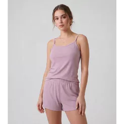 Pijama Feminino De Alças Select Rosa