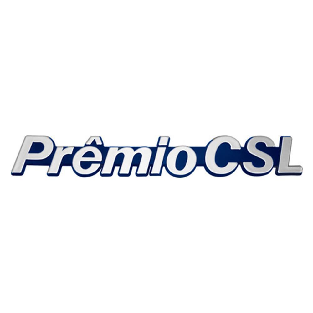Emblema Prêmio CSL do Porta Malas Prêmio 1987 a 1994 Fundo Azul