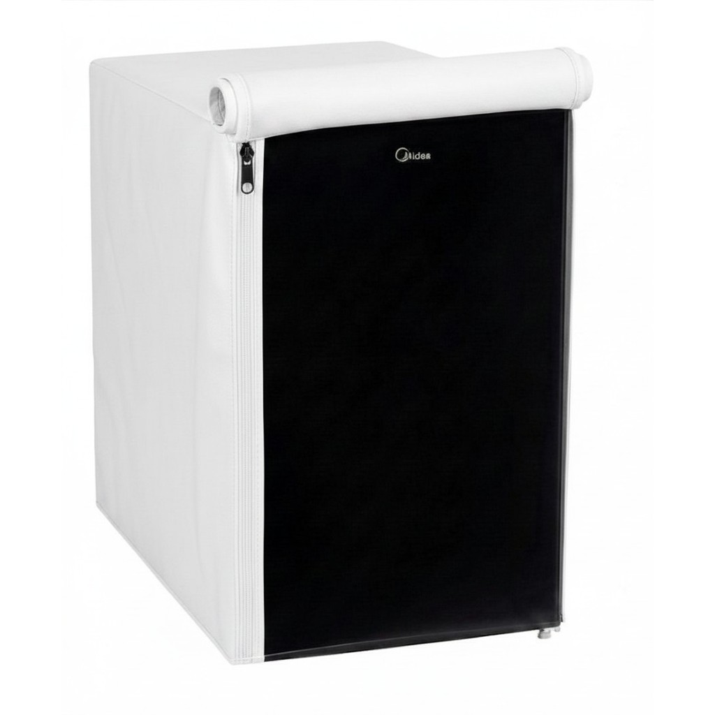 Capa Para Frigobar Midea Black Inverter 67L - Corino Branco