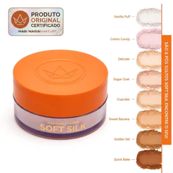 Pó Solto Mari Maria Soft Silk Original Matte Alta Fixação Selagem Perfeita Profissional