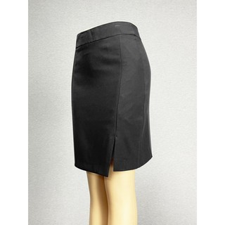 Saia preta Hip saia feminina 2024 cintura alta magro fenda lateral saia curta saia de um passo saia reta saia de trabalh
