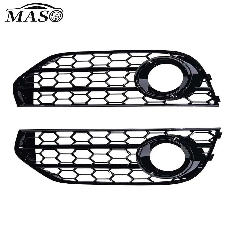 2 Pçs Amortecedor Dianteiro Do Carro Luz De Nevoeiro Lâmpada Grade Capa Para Audi A4 B8 B8.5 Allroad 2009-2015 8K0807681
