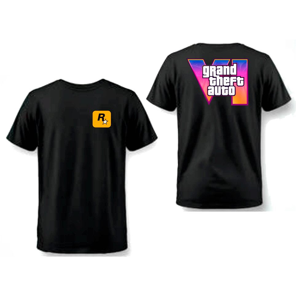 Camiseta 100% algodão 30.1 GTA e Grand Theft Auto V GTA 5- GTA  San Andreas casual jogos play