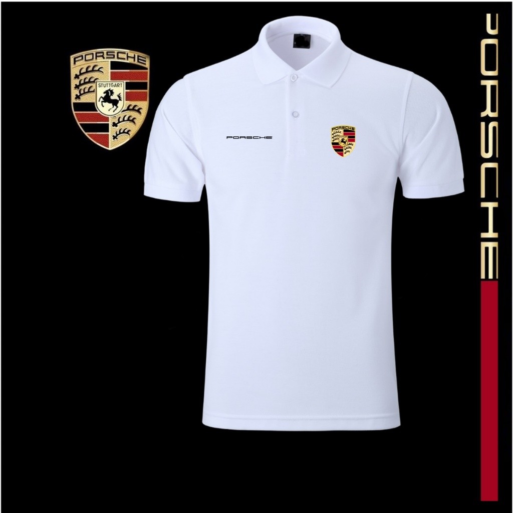Camiseta Masculina Camisa Gola Polo Camisa da Posrche Blusa Masculina Camisas Carros