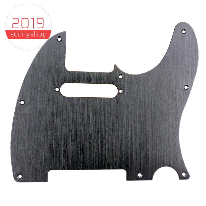 [Bestseller S] Black 8 Hole Guitar Pickguard Metal Pick Guard Para Substituição De Padrão