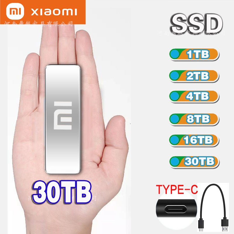 ⚡️⚡️Disco Rígido Externo HD 16TB 30TB SSD 8TB 4TB USB 3.1 Tipo C Interface De Alta Qualidade 1TB 2TB