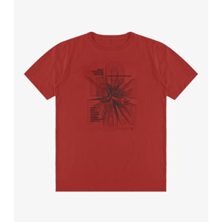 Camiseta Masculina Meia Malha Diametro Laranja em Oferta na Shopee