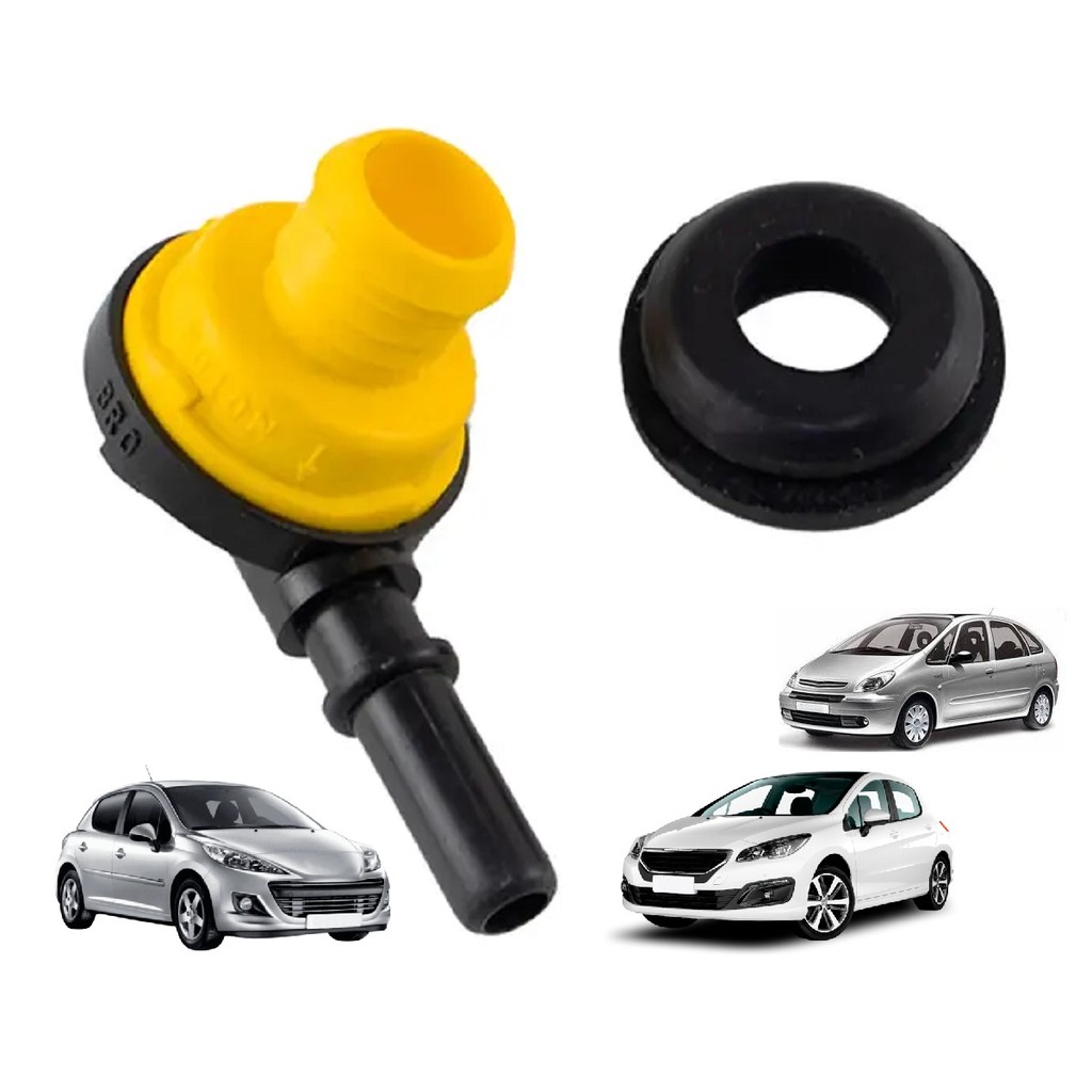 Válvula Engate Rápido Servo Freio Hidrovácuo Peugeot 206 207 307 308 408 Partner Citroen C3 C4
