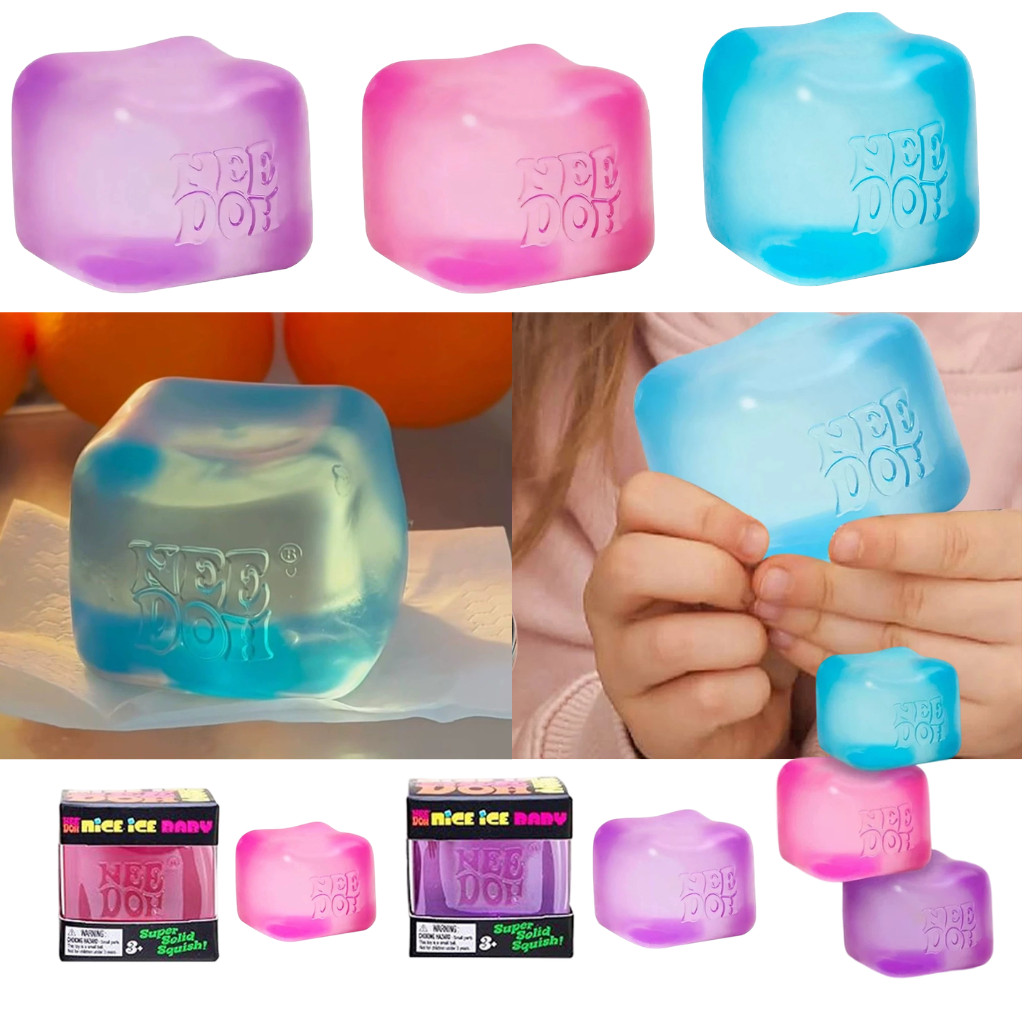 Detalhes do Nice Cube Schylling Squishy Stress Ball Fidget Toy Com Brinquedo Mole Super Sólido Lento Rising Squeeze Ice Baby Pinch D