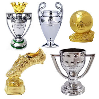 Miniatura de Troféu de Futebol para Decoração de Ligas