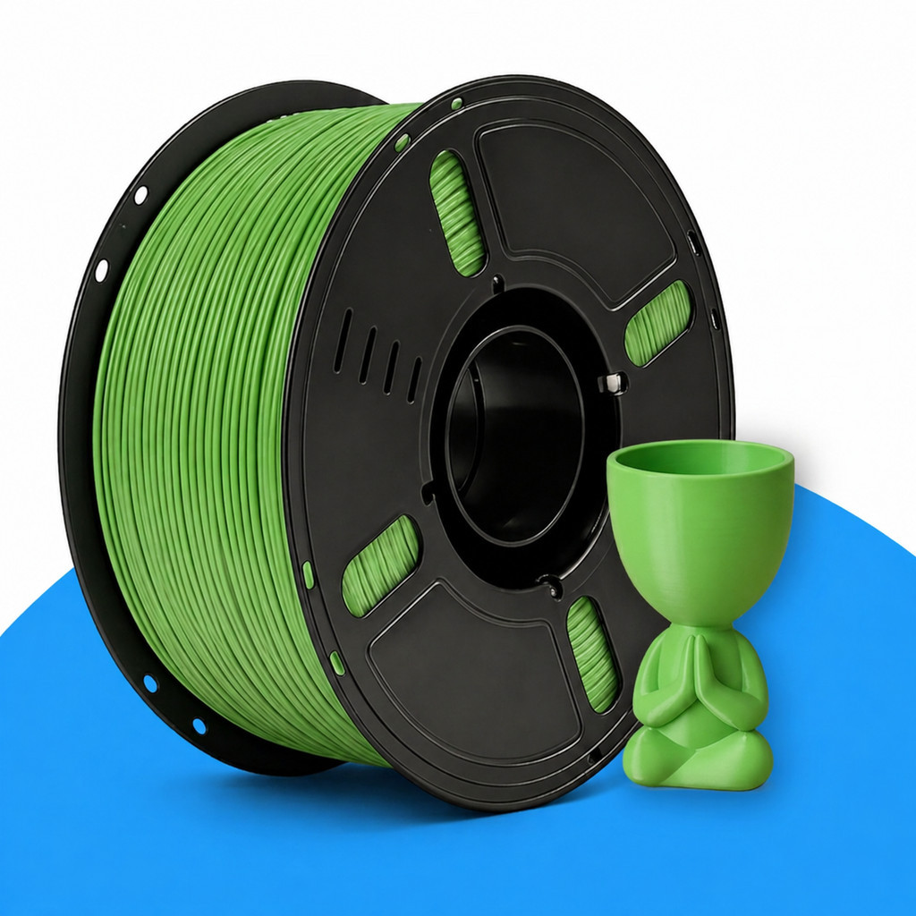 Filamento PLA Verde 1kg 1.75mm para Impressora 3D Impressão de Alta Qualidade