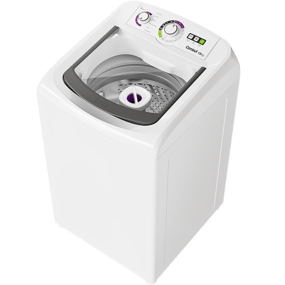 Máquina de Lavar 13 kg Dosagem Econômica Ciclo Edredom Branca CWH13AB Consul · foto 2