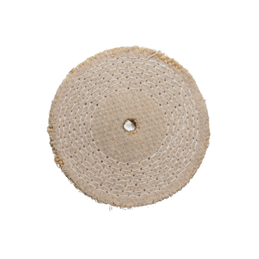 Roda De Sisal Tecido 150mm Para Polimento E Acabamento