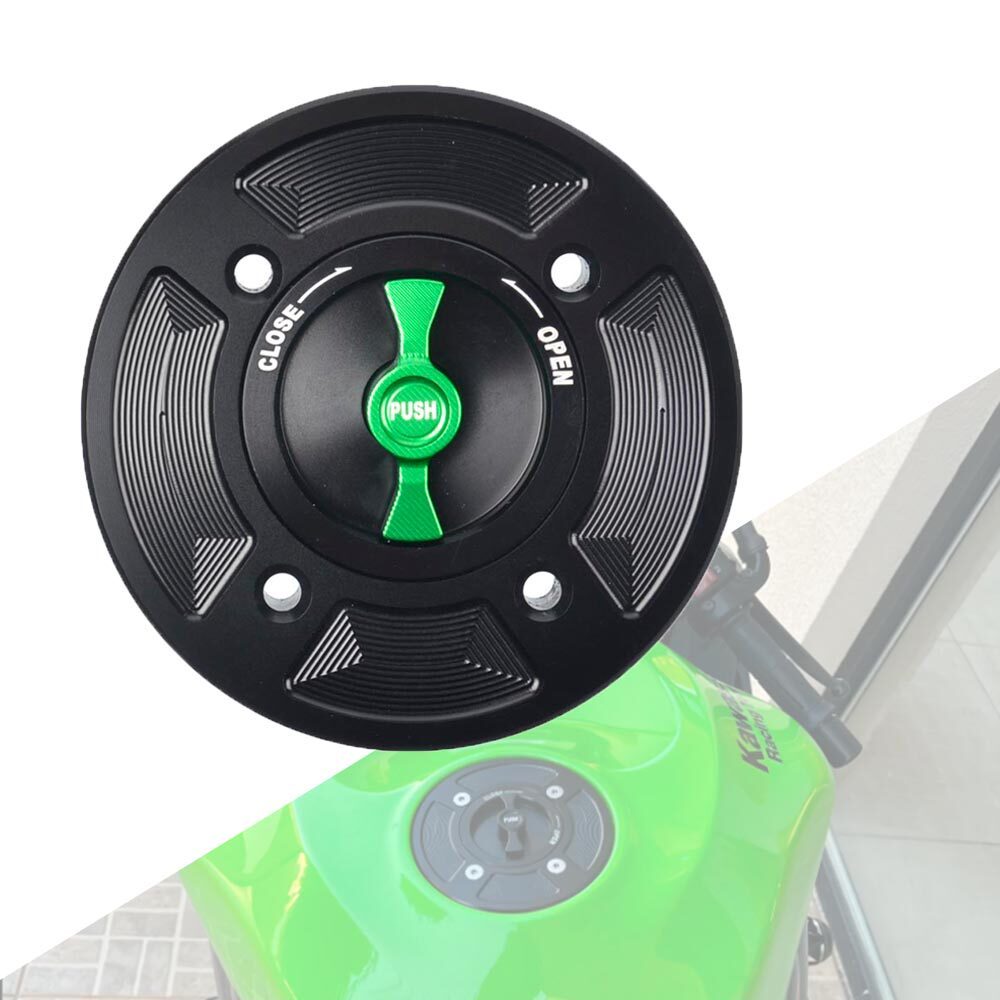 Tampa de tanque de combustível de liberação rápida modificada universal para Kawasaki Z900 ZX10R ZX6R, acessórios para m