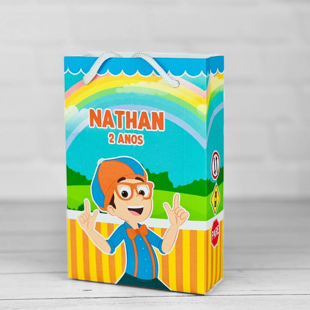 Sacolinha Personalizados BIPLLI CRIANÇA (PEGUE E MONTE) / Lembrancinha Mimos Festa Aniversário Infantil