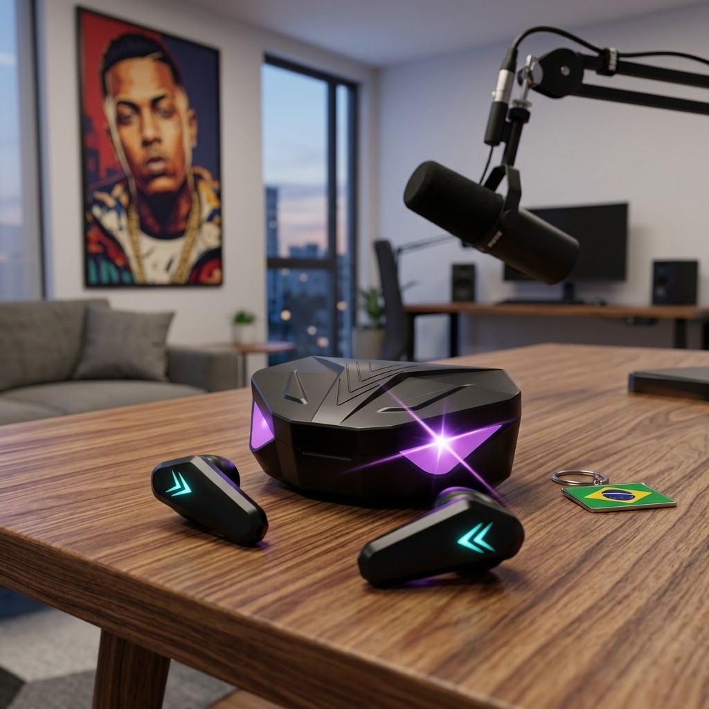 Fone De Ouvido Sem Fio X15 TWS Display LED Fone Gamer Bluetooth Reducao De Ruido Som Estereo Microfone Smart