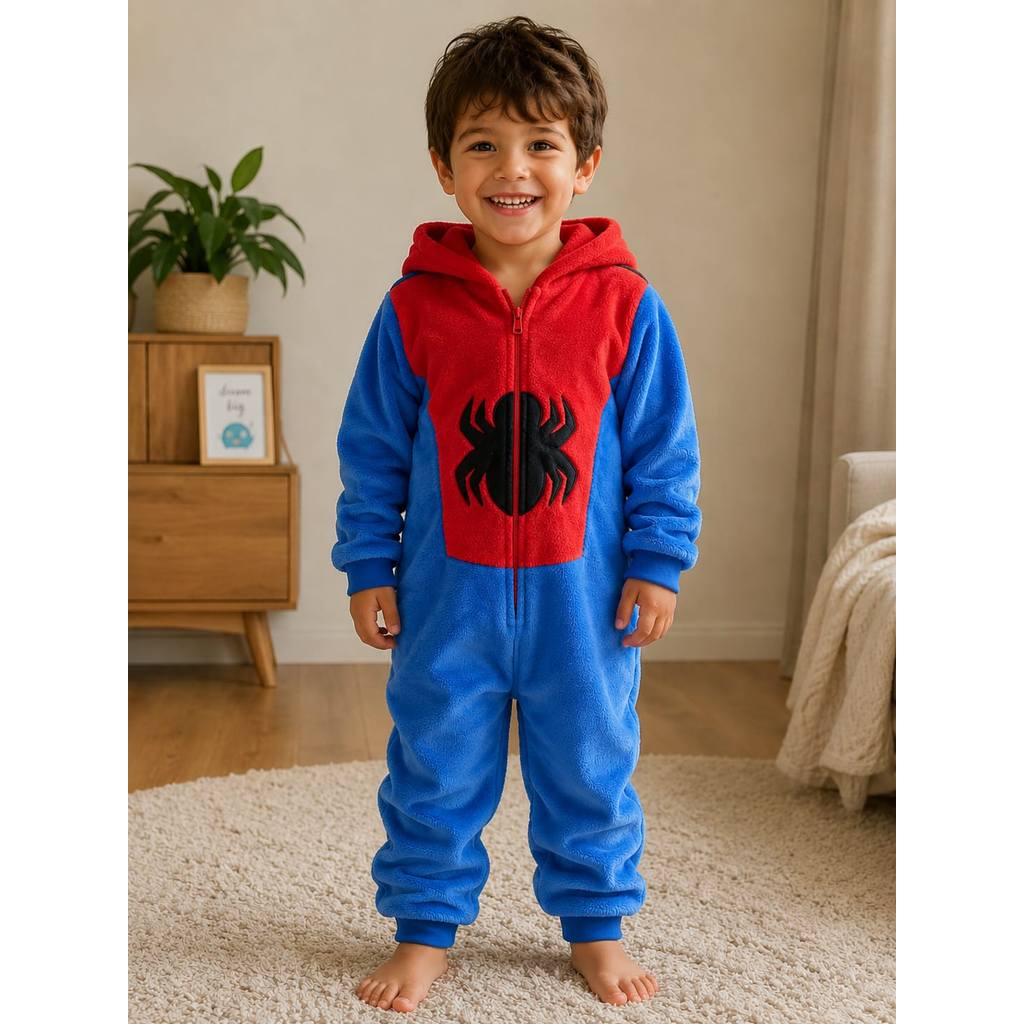 Macacão Pijama Kigurumi Plush - HOMEM ARANHA Spider Man