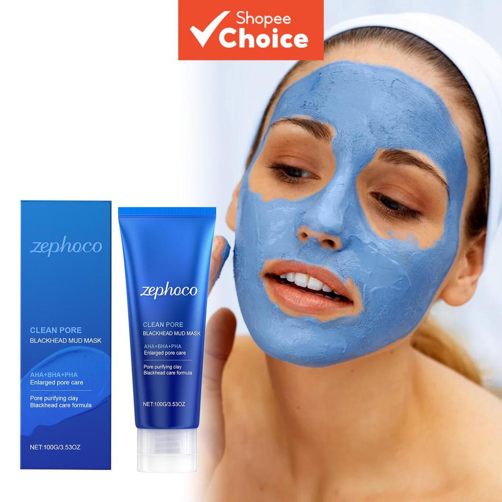 Máscara Facial De Lama Para Limpeza De Poros Removedor De Cravos Com AHA BHA PHA Peel Off Esfoliante De Profunda Acne Ol