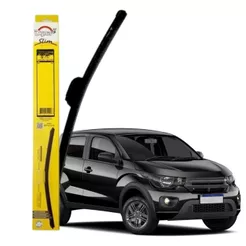 PALHETA LIMPADOR PARABRISA DIANTEIRO PARA MOBI UNO CAPTIVA FIT CRETA HB20 COBALT - 16 POLEGADAS DYNA