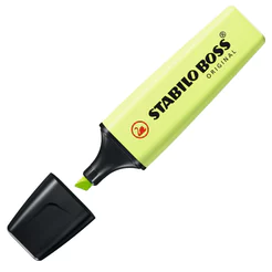Pincel marca texto Boss Pastel Limão 70/133 Stabilo