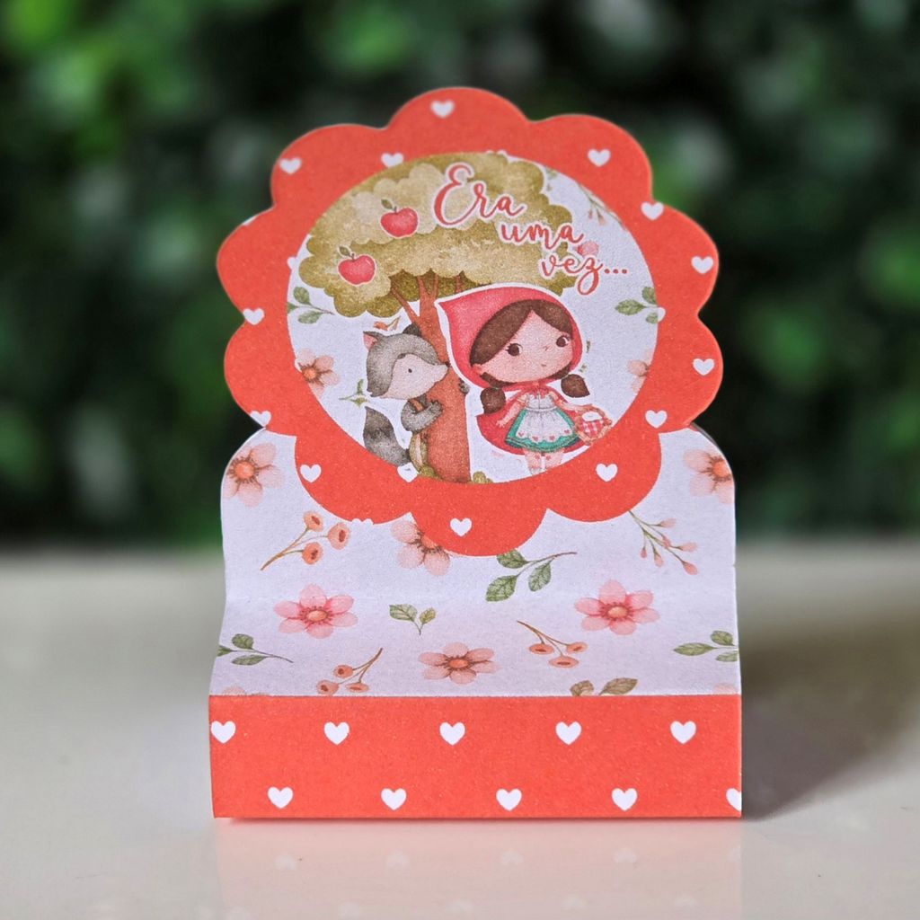 Porta bis duplo CHAPEUZINHO VERMELHO lembrancinhas personalizadas mimos para aniversario infantil decoração mimos