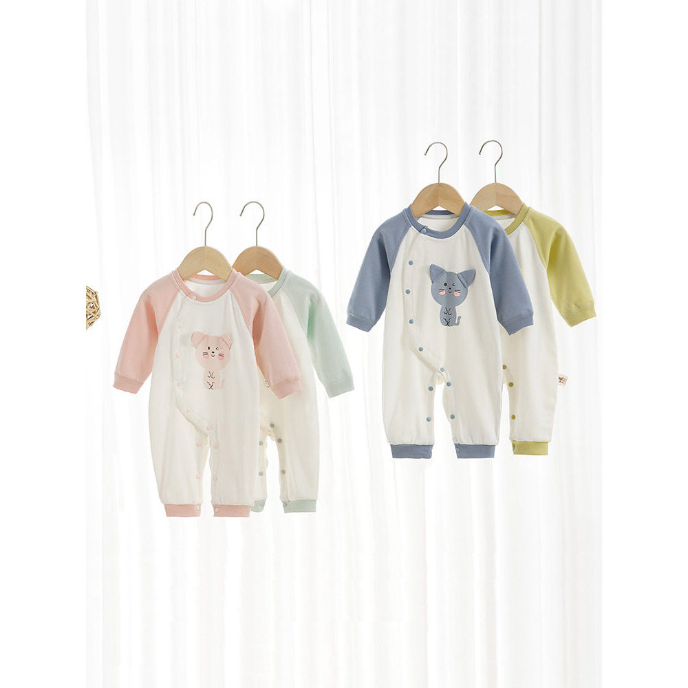 Roupas de bebê recém-nascido outono macacão de bebê outubro bebê recém-nascido Bottoming roupa interior dos desenhos ani