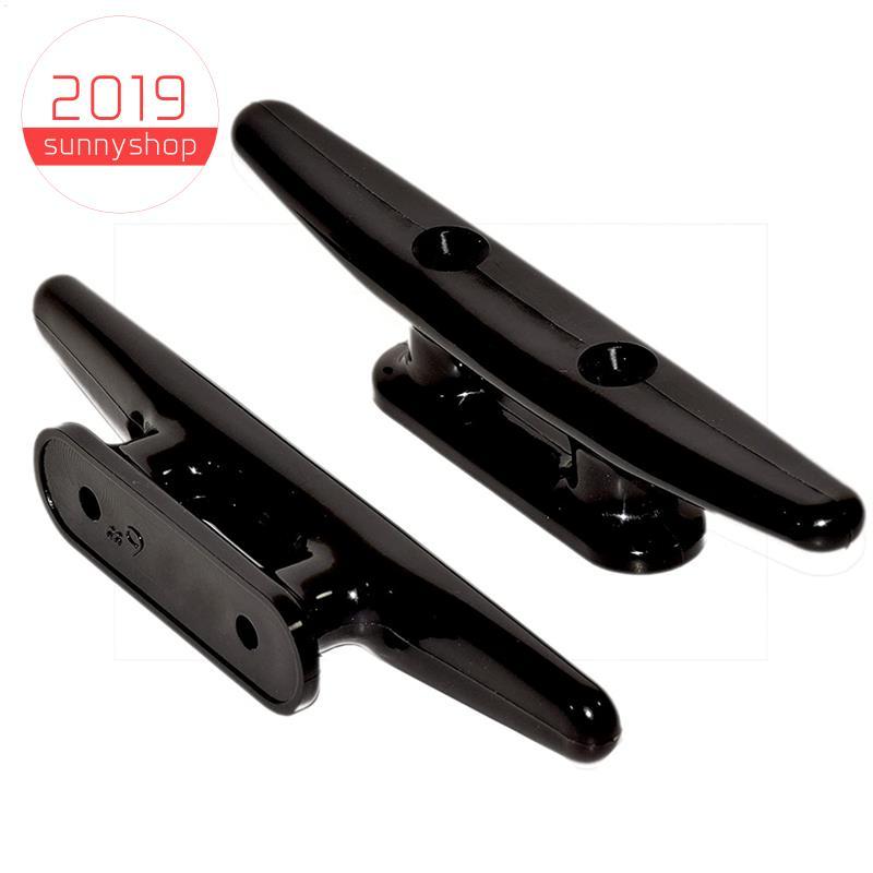 [Bestseller S] 2 Pacotes De Presilha De Barco De Nylon Preto De 6 Polegadas-Corda , Caiaque , Presilhas De Doca-Perfeita
