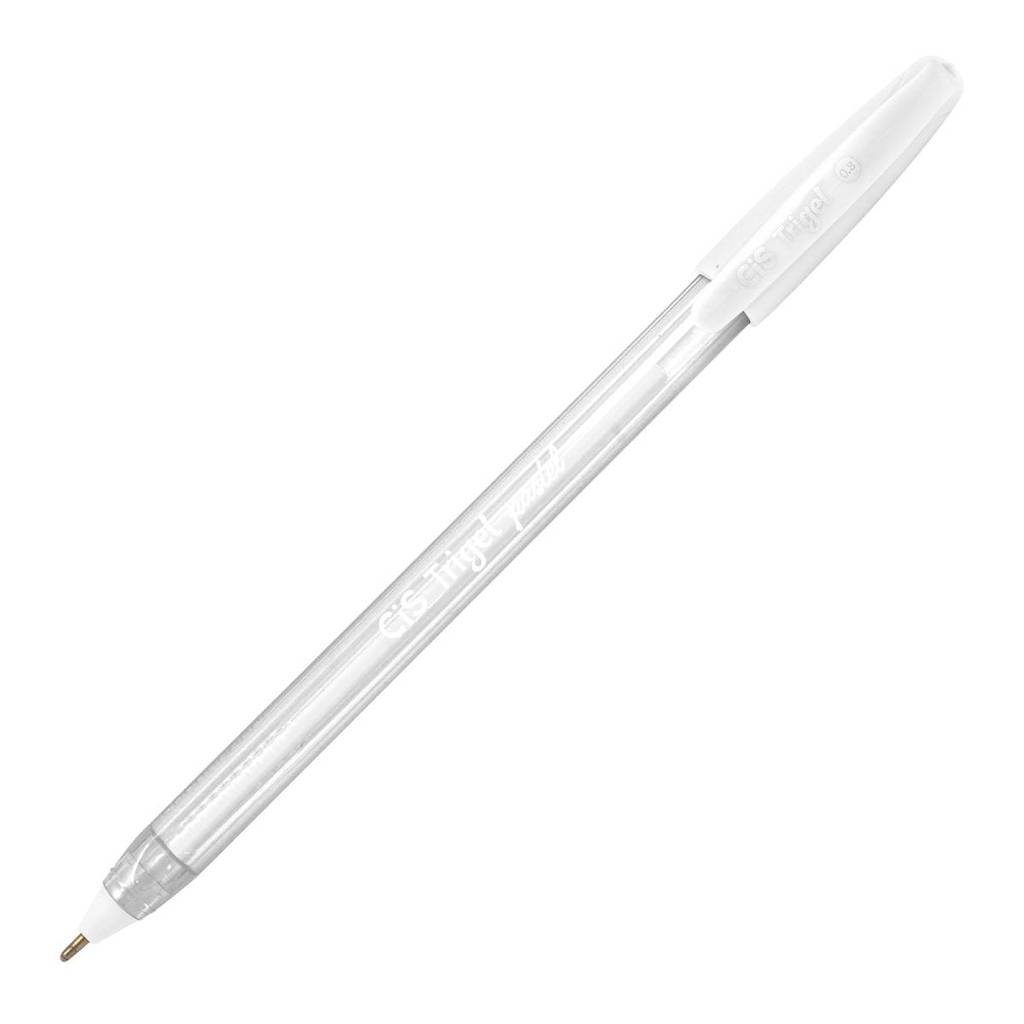 Caneta gel 0.8mm Trigel 74.0000 Branco Pastel Cis