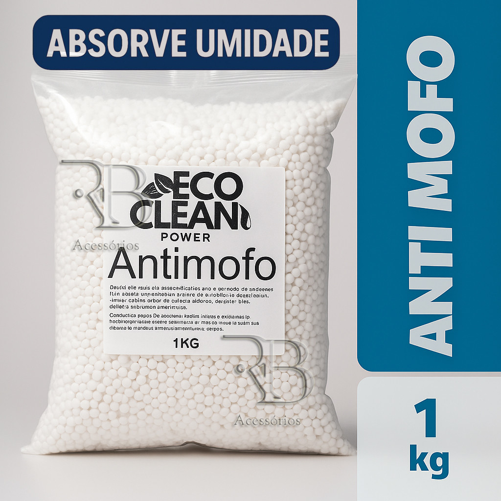 Cloreto de Cálcio 1kg Desumidificador em Bolinhas