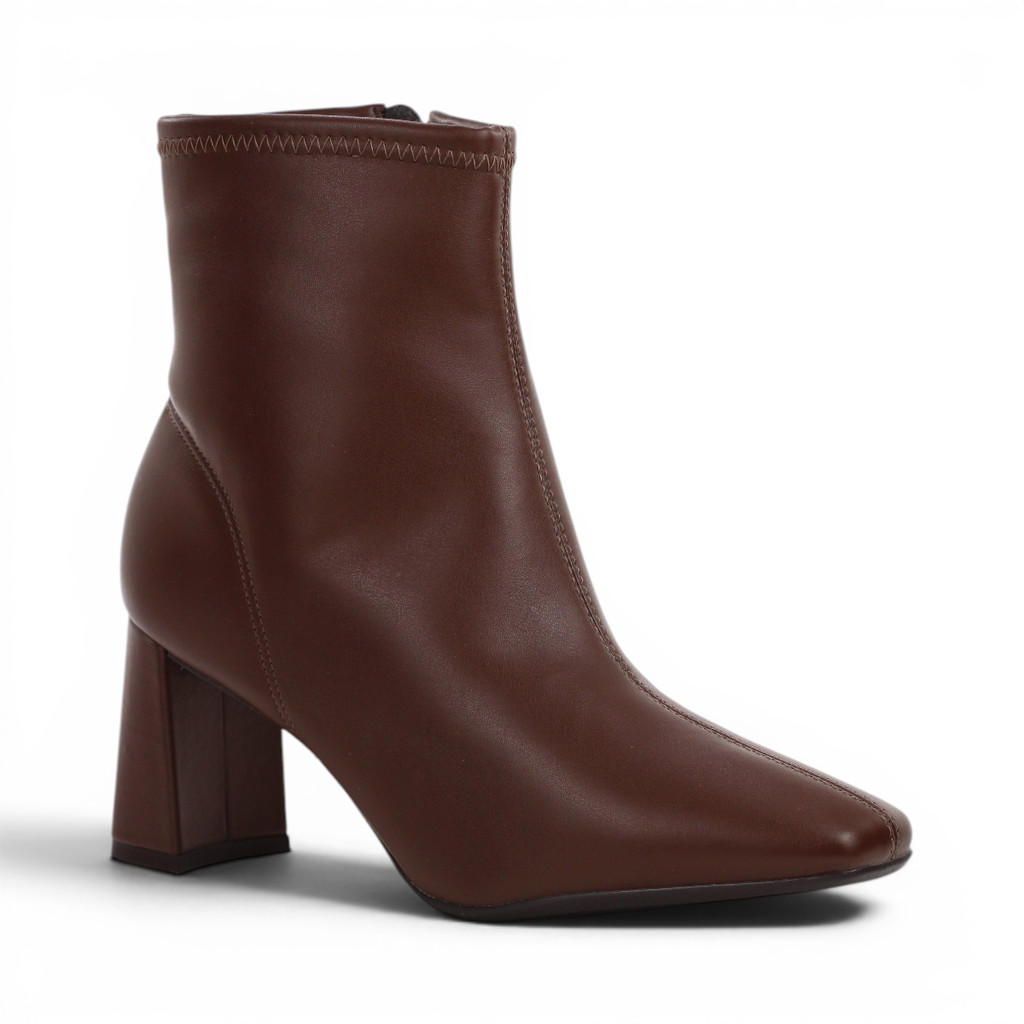 Bota Beira Rio Napa Cano Curto Marrom - Feminino