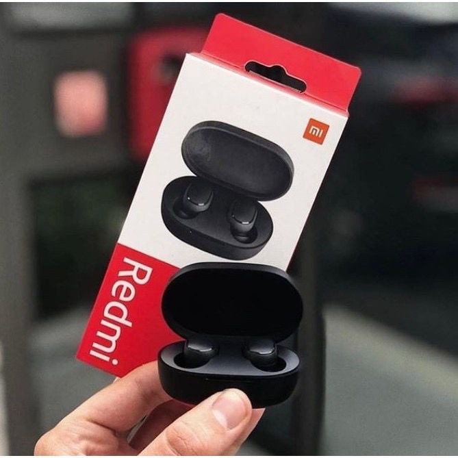 Fone ouvido Xiaomi Redmi Airdots 2 TWS Preto sem Fio Bluetooth 5.0 Gamer