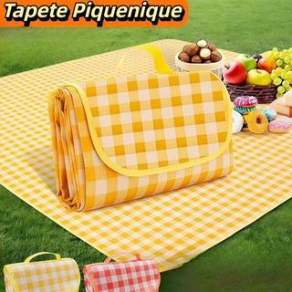 Tapete Piquenique Dobrável Impermeável À Prova De Umidade para Praia, Camping Grama 200*200cm