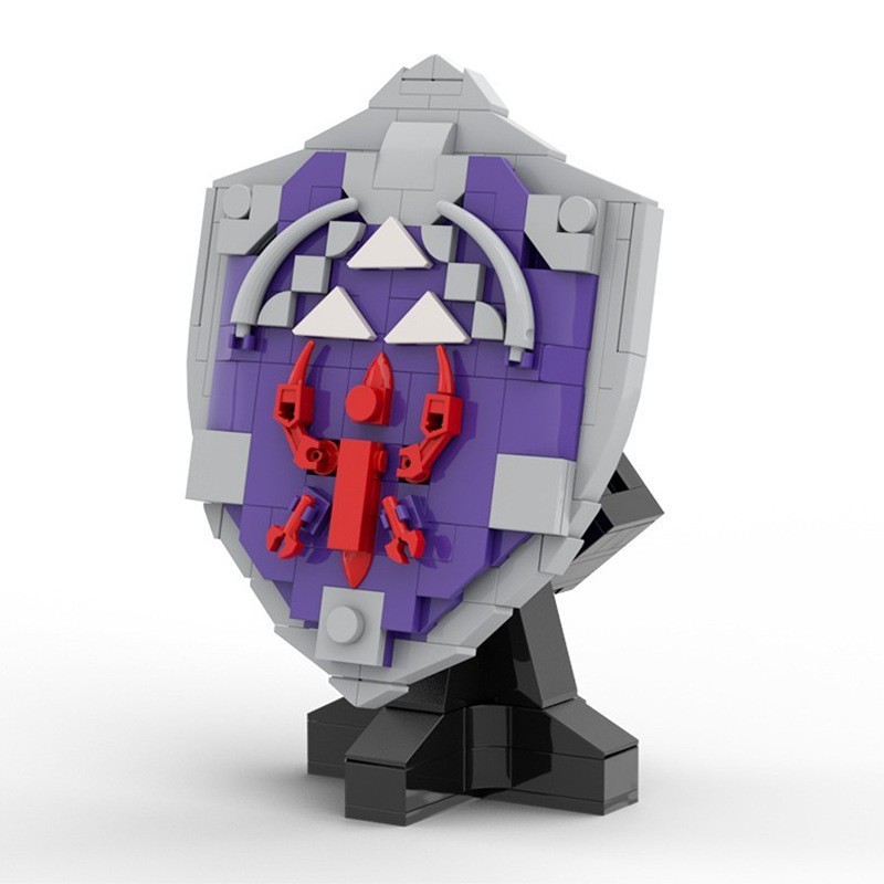 MOC blocos de construção compatíveis Lego Zelda lendário reino lágrimas Helia escudo mestre espada quebra-cabeça montage