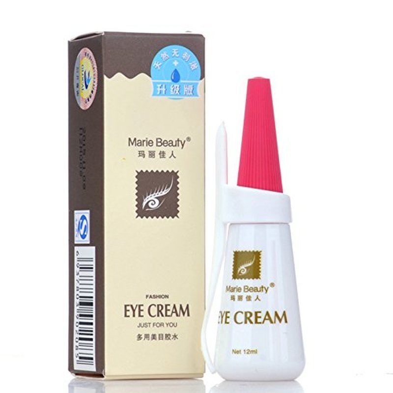 Olá , Bebê ® Olho À Prova Dwaterproof Água Cílios Postiços Adesivo Marie Beleza 12ml Branco/Preto Cola Falso Creme Para