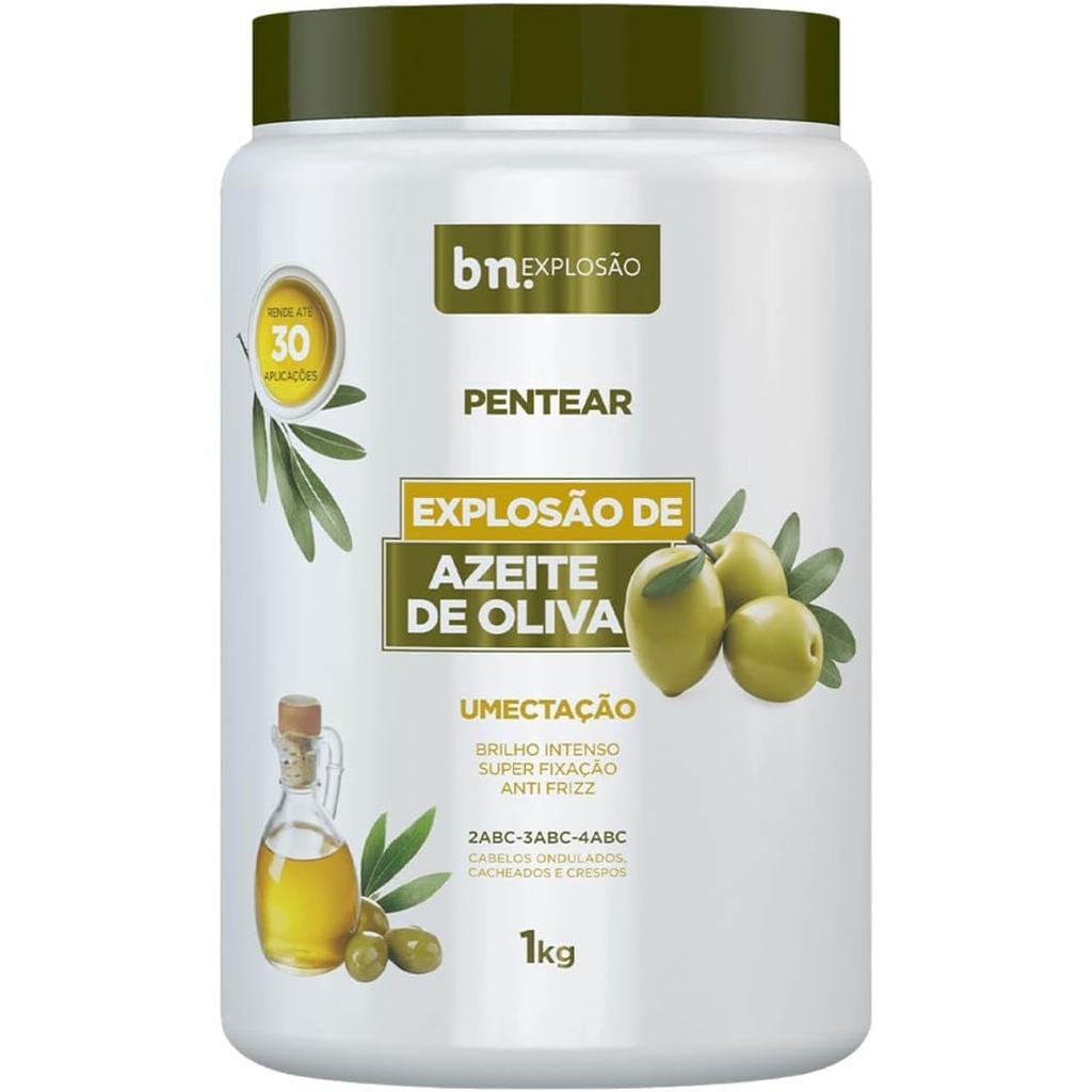 Beleza Natural, Beleza Natural Creme de Pentear Explosao Azeite De Oliva 1Kg