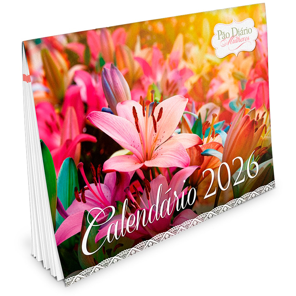 Calendário de Parede 2026  | Mulheres | Pão Diário em Oferta na Shopee
