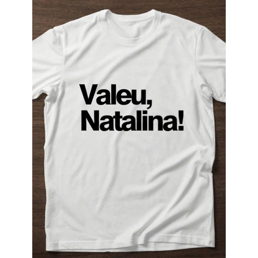 Camiseta Masculina Natal Estilosa Estampada Valeu Natalina Lançamento Camiseta 100% Algodão Plus Size - Asphalt Vibe