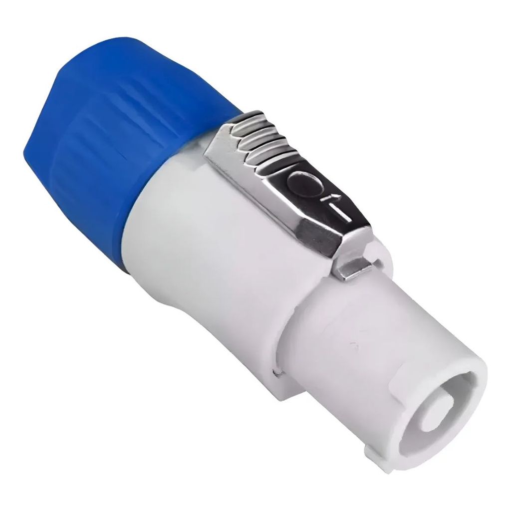 Plug Speakon Powercon Power In 3 Polos Linha Custom Sound