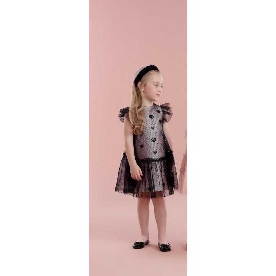 VESTIDO INVERNO FESTA WONDERFULL BLACK PETIT CHERIE (155338)
