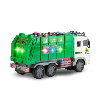 Caminhão de Lixo Brinquedo Infantil com Som e Luzes 4D | Caminhão Coletor com Fricção Interativo em Oferta na Shopee