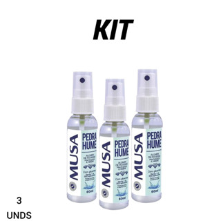 Kit Com 3 Unidades De Pedra Hume Splay Musa - 60ml Cada em Oferta na Shopee